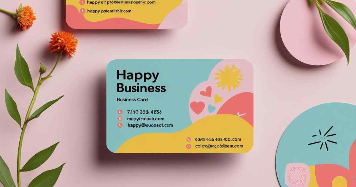 Happy Business Card Design