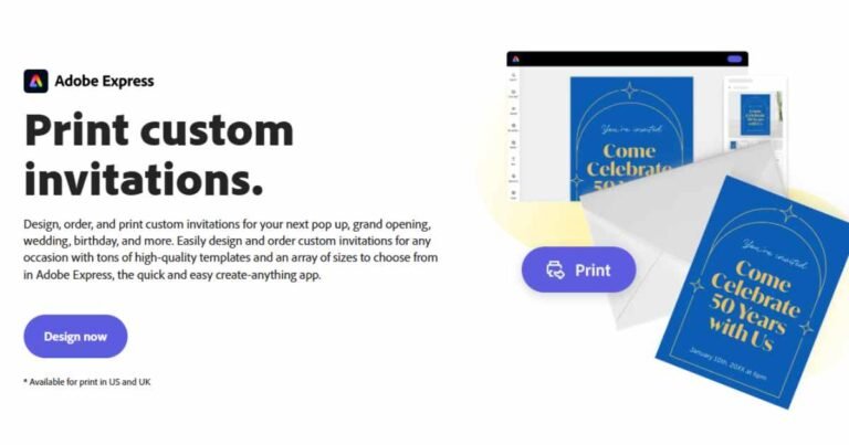 A Complete Guide to Print Custom Invitations Using Adobe Express