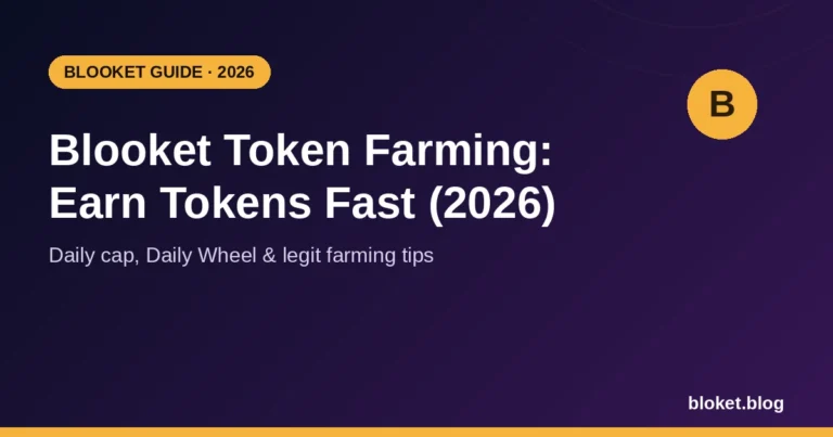 Blooket token farming guide featured image showing 2026 daily cap and Daily Wheel tips